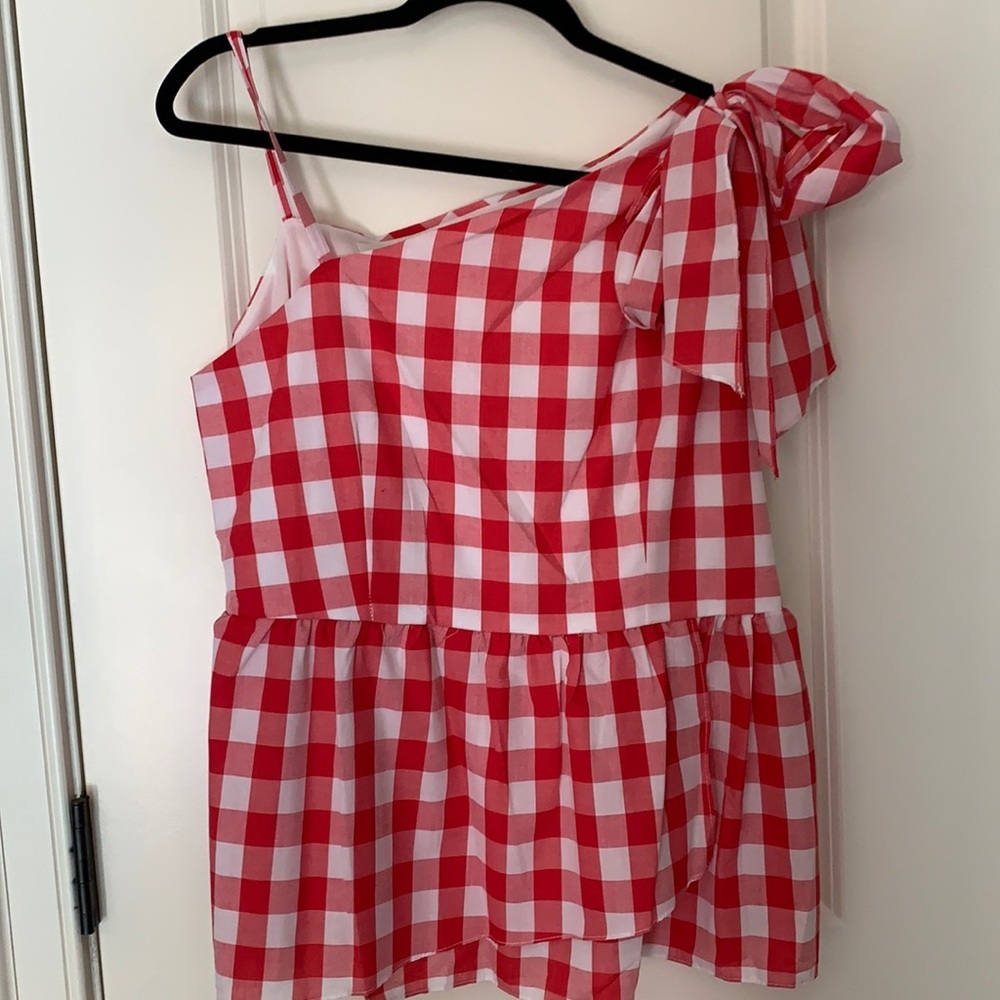 NWT red dress boutique top